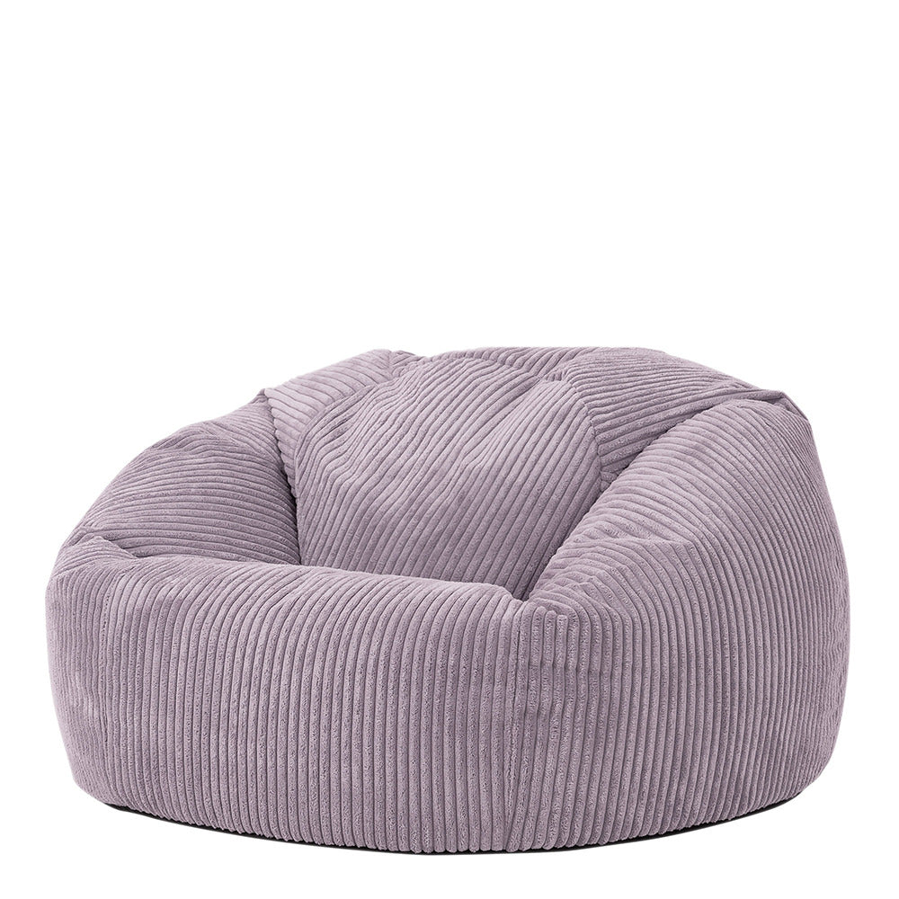 Kingston Classic Cord Bean Bag Chair | Purple
