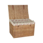Wicker Large Light Steamed Storage Hamper | Pink
