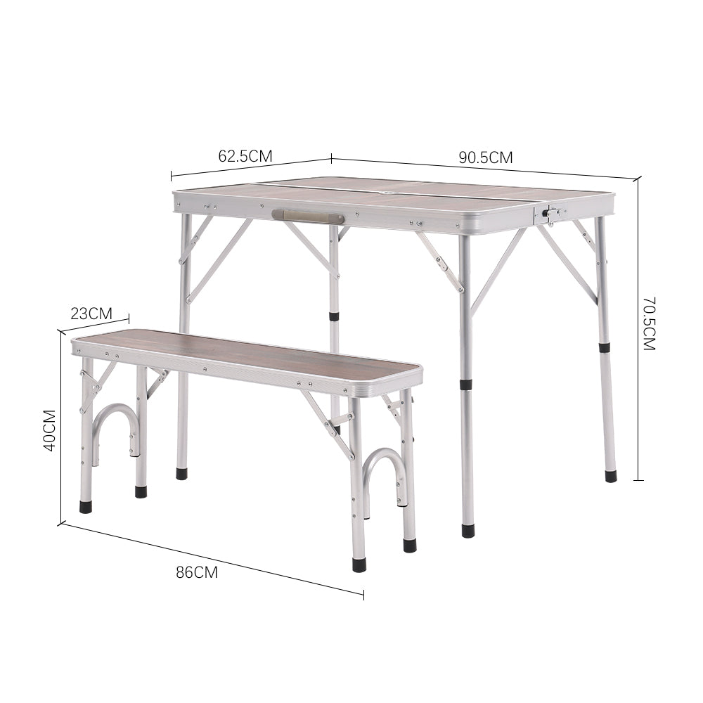 3-pieces Picnic Table Sets Outdoor Picnic Table With Benches