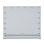 Metal Round Hollywood Vanity Mirror With Led Lights & Touch Screen Control