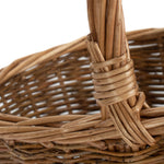 Country Oval Wicker Shopping Basket | Large | Brown