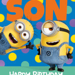 Son Birthday Card Official Product