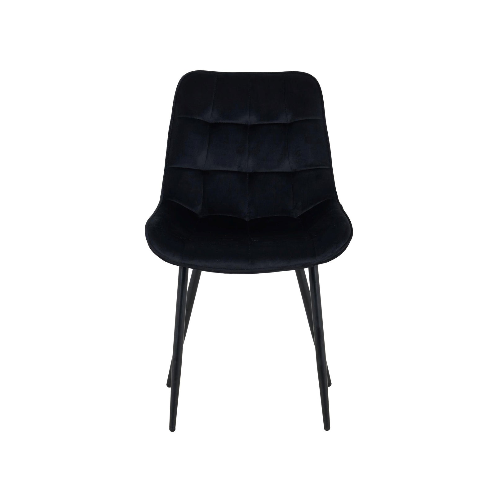 New York Dining Table With 4 Erica Velvet Chairs | Black