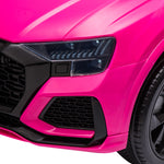 Audi Rs Q8 6v Kids Electric Ride On Car Toy W/ Remote Control | Pink