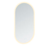 Illuminated Bathroom Mirror 100 X 50 Cm, Oval
