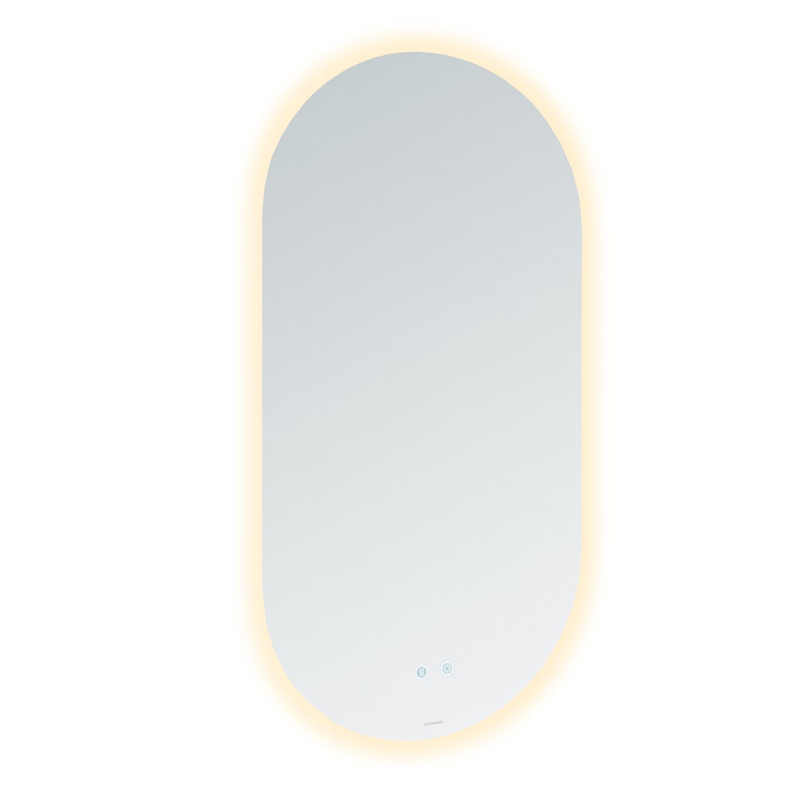 Illuminated Bathroom Mirror 100 X 50 Cm, Oval