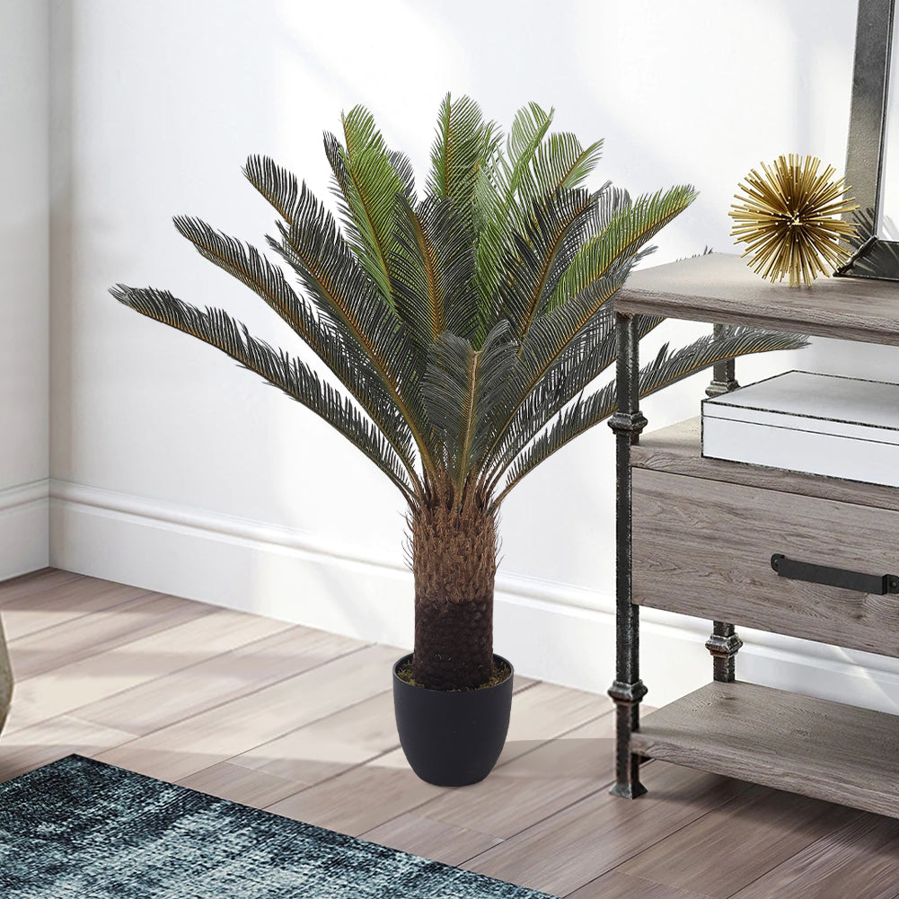 120cm H Cycad Artificial Cycas Tree In Pot For Decoration