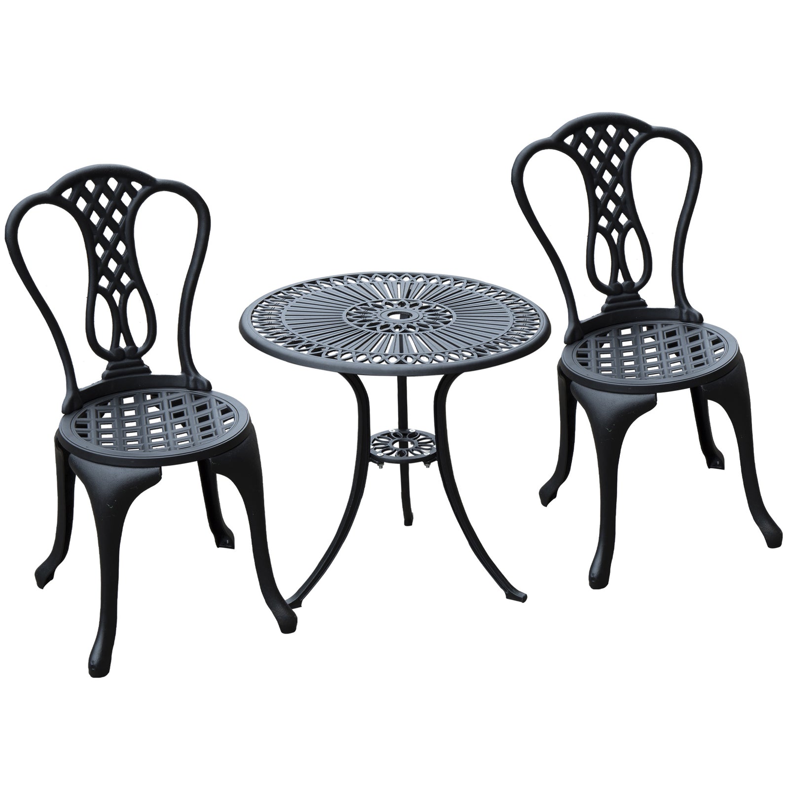 Garden Bistro Set Outdoor Table Chairs Patio Lawn Furniture