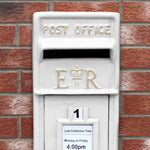 Post Box With Stand | White