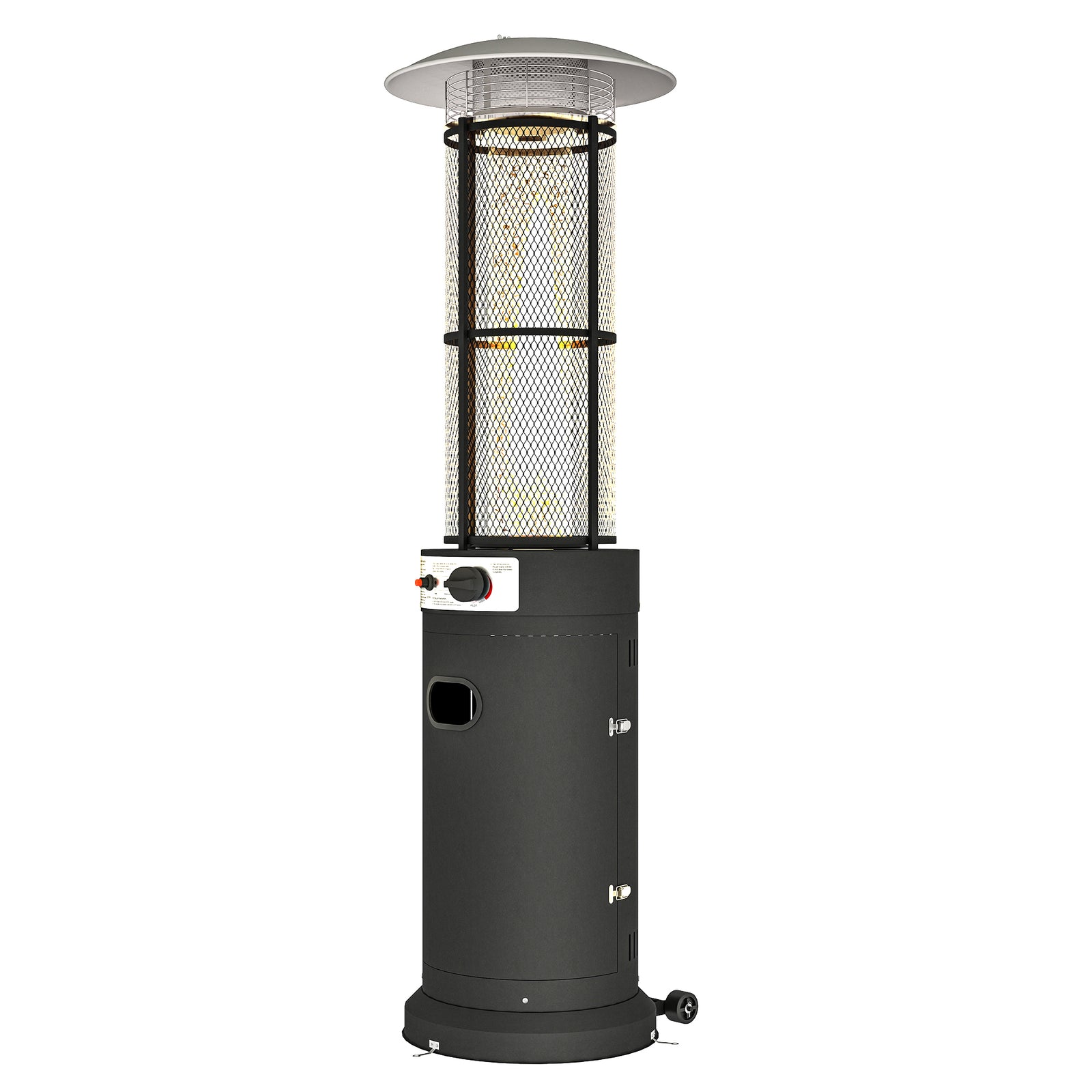 11kw Freestanding Patio Heater | Black