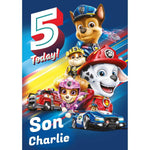 Personalised Age 5 Birthday Card Official Product