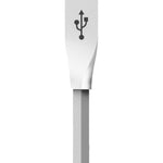 Spring Zinc Alloy Lightning To Usb Sync And Charge Cable 1 Meter | Silver