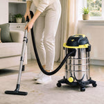 HOMCOM 1400w Vacuum Cleaner With Blowing Mode, Yellow
