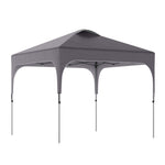Pop Up Gazebo Foldable With Wheeled, Bag And 4 Weight Bags | Dark Gray