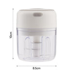 Electric Wireless Kitchen Garlic Chopper | White