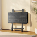 Folding Wooden Dining Table | 80cm x 80cm | Black