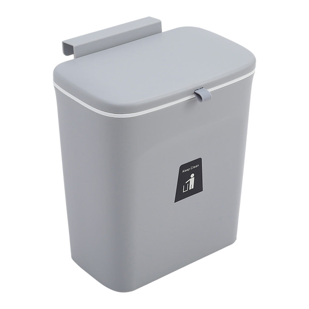 Kitchen Compost Bin Hanging Trash Can | Grey