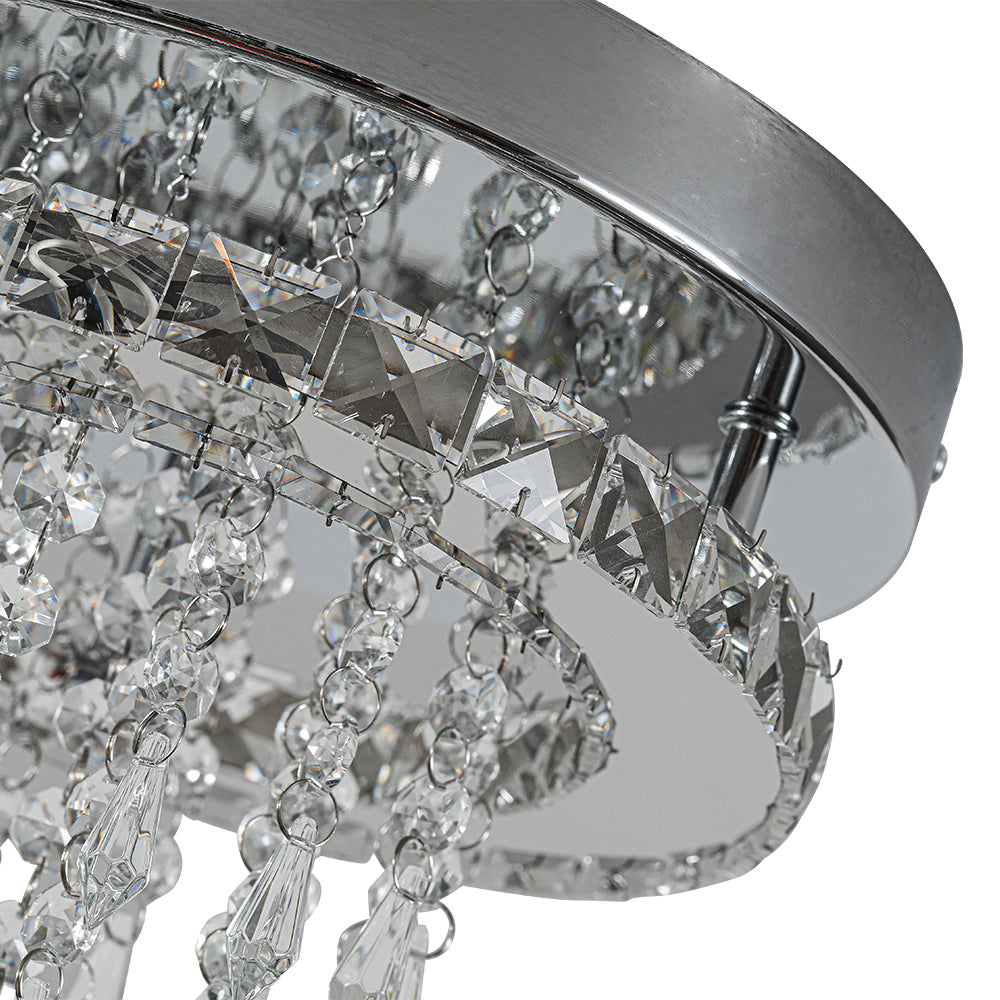 Modern Crystal Ceiling Light With Droplets
