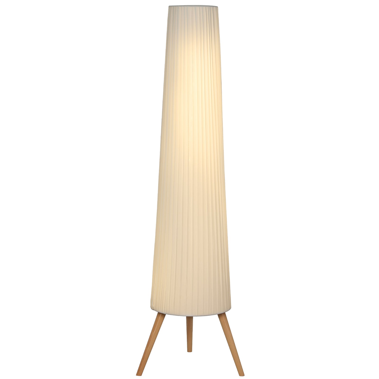 Dimmable Standing Lamp With Foot Switch | Natural