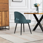 Ashley Fabric Dining Chairs - Set Of 2 | Teal