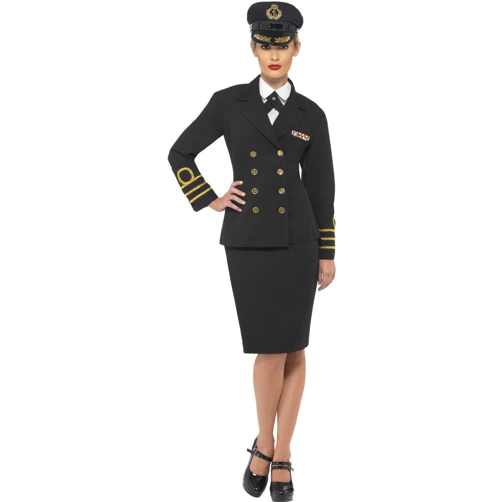 Navy Officer Costume, Female | Large