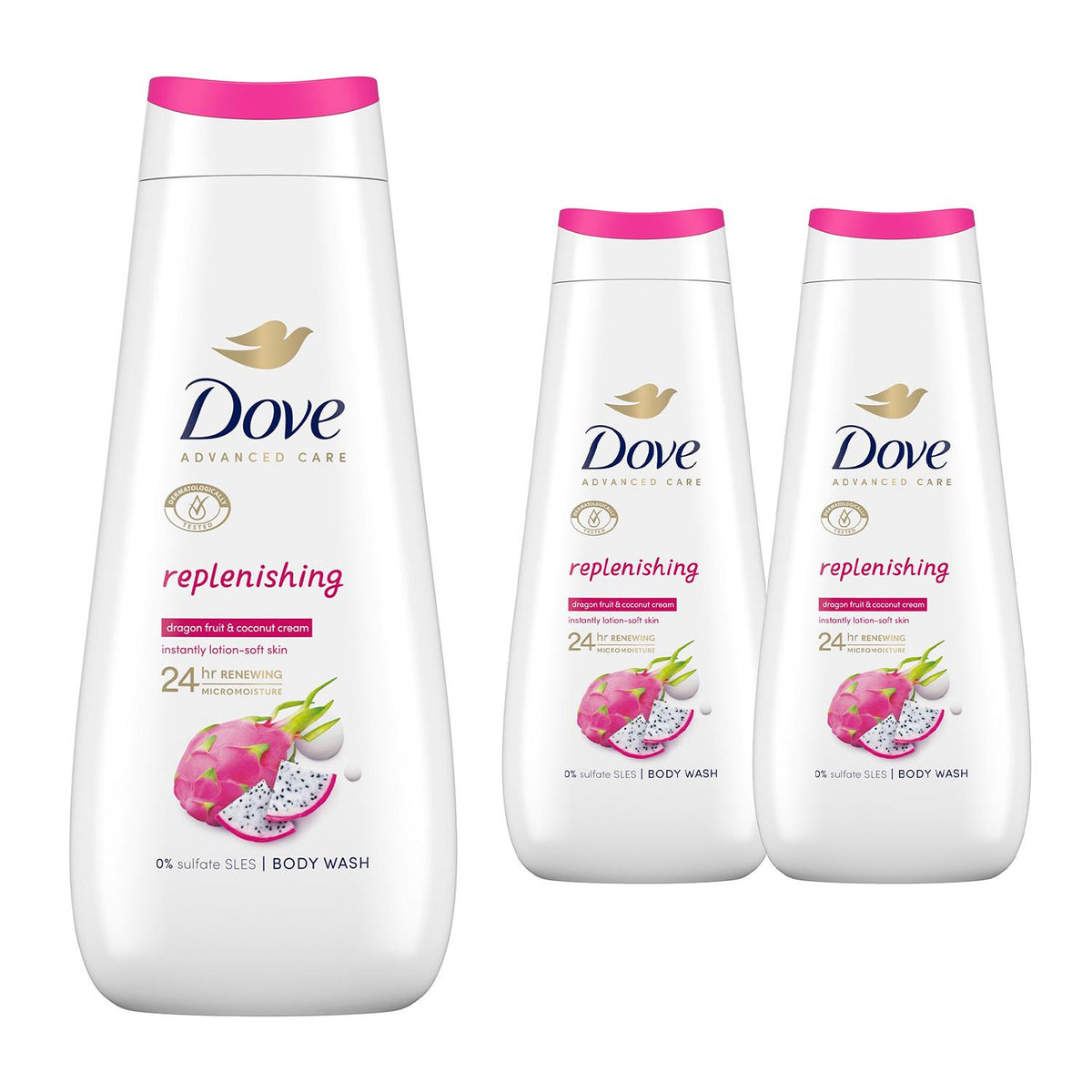 Advanced Care Body Wash Replenishing 400ml | Set of 3