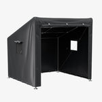 6 X 5ft Outdoor Garden Storage Shelter Bike Tent With Roll-up Zipper Door | Black