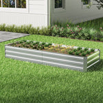 Outdoor Rectangular Metal Raised Garden Bed Galvanized Raised Garden Bed Kit