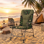 Camping Chair Reclining Padded For Adults | Brown