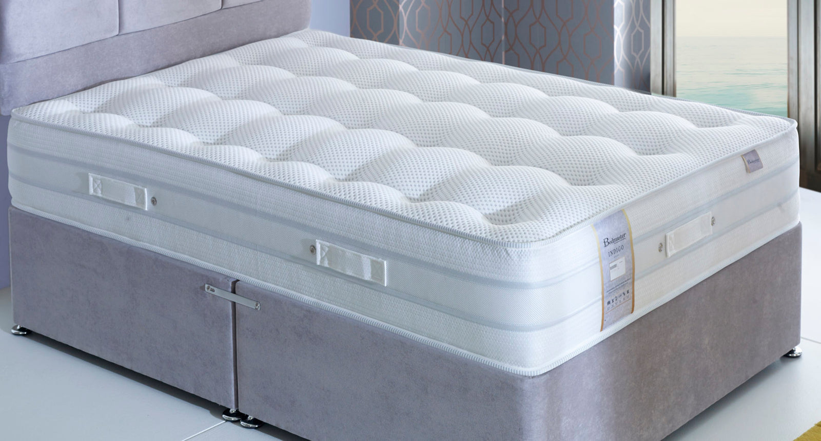 Indigo 2000 Pocket Sprung Cool Foam Mattress | Small Double | White