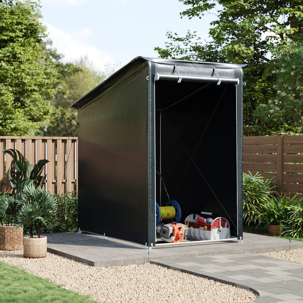 Breeins 4 X 6ft Outdoor Garden Storage Shelter With Roll-up Zipper Door