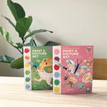 Paint-a-picture Set (Dinosaurs) - 16-page Dinosaur Painting Book