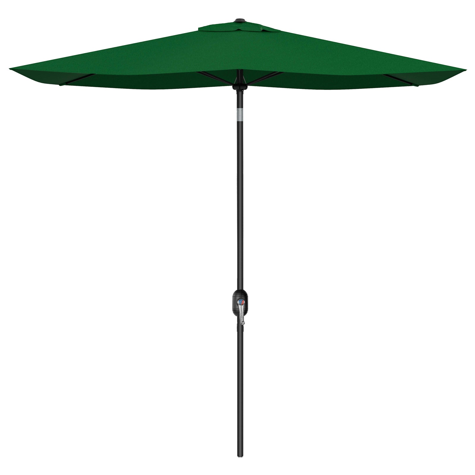 2x3m Rectangular Parasol Patio Outdoor Table Umbrella | Green