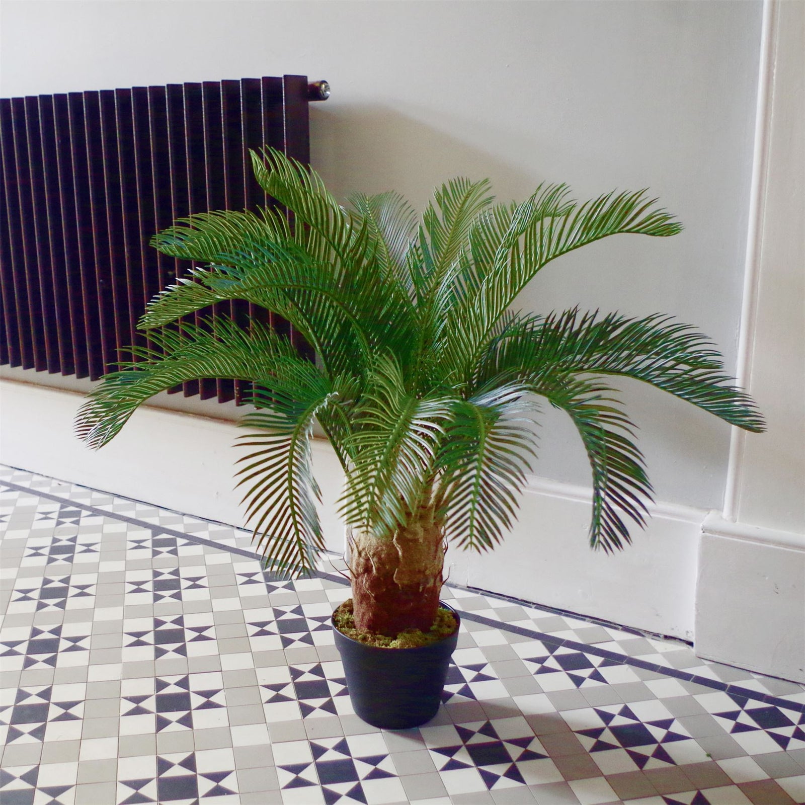 Large Artificial Palm Tree 80cm Cycas Realistic Plant Leaf Design Uk Botanik