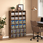 HOMCOM 456 Cd/ 336 Dvd Storage Unit, Media Storage Shelf