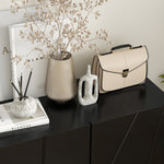 Shoe Storage Cabinet Soft-close Hinges And Adjust Shelves | One Size | Black