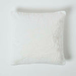Soft Touch Faux Fur Filled Cushion | 45cm x 45cm | Cream