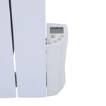 9 Fins 1500w White Electric Oil Filled Radiator Space Panel Heater With Led Screen