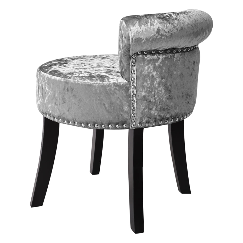 Ice Velvet Upholstery Make Up Chair Dressing Stool