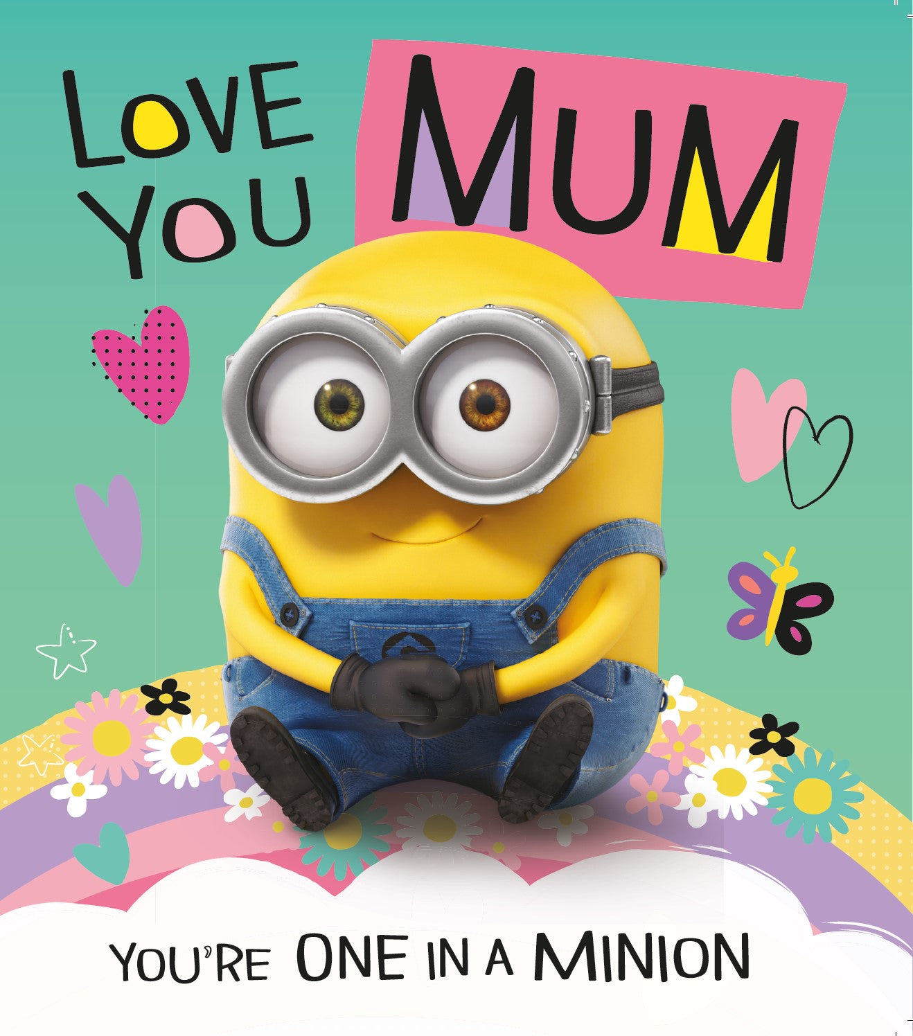 Despicable Me Minions 'love You Mum' Mother's Day Card Official Product