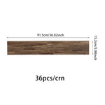 Pvc Wood-look Self-adhesive Flooring Planks