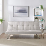 Click Clack Linen Blend Sofa Bed - 3 Seater | Cream