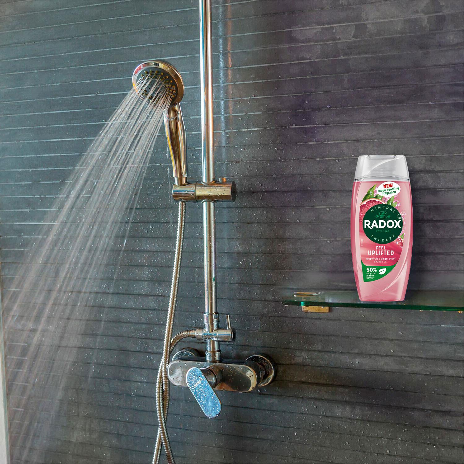 Shower Gel Feel Uplifted With Grapefruit & Ginger Scent - 225 Ml, 3pk | 3 | Pink