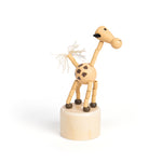 3pcs Wooden Animal Push Ups For Kids