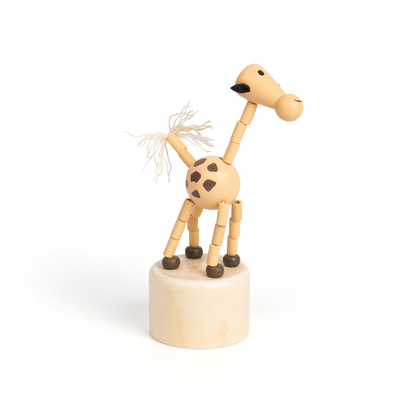 3pcs Wooden Animal Push Ups For Kids
