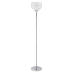 Modern Floor Lamp With K9 Crystal Lampshade Living Room