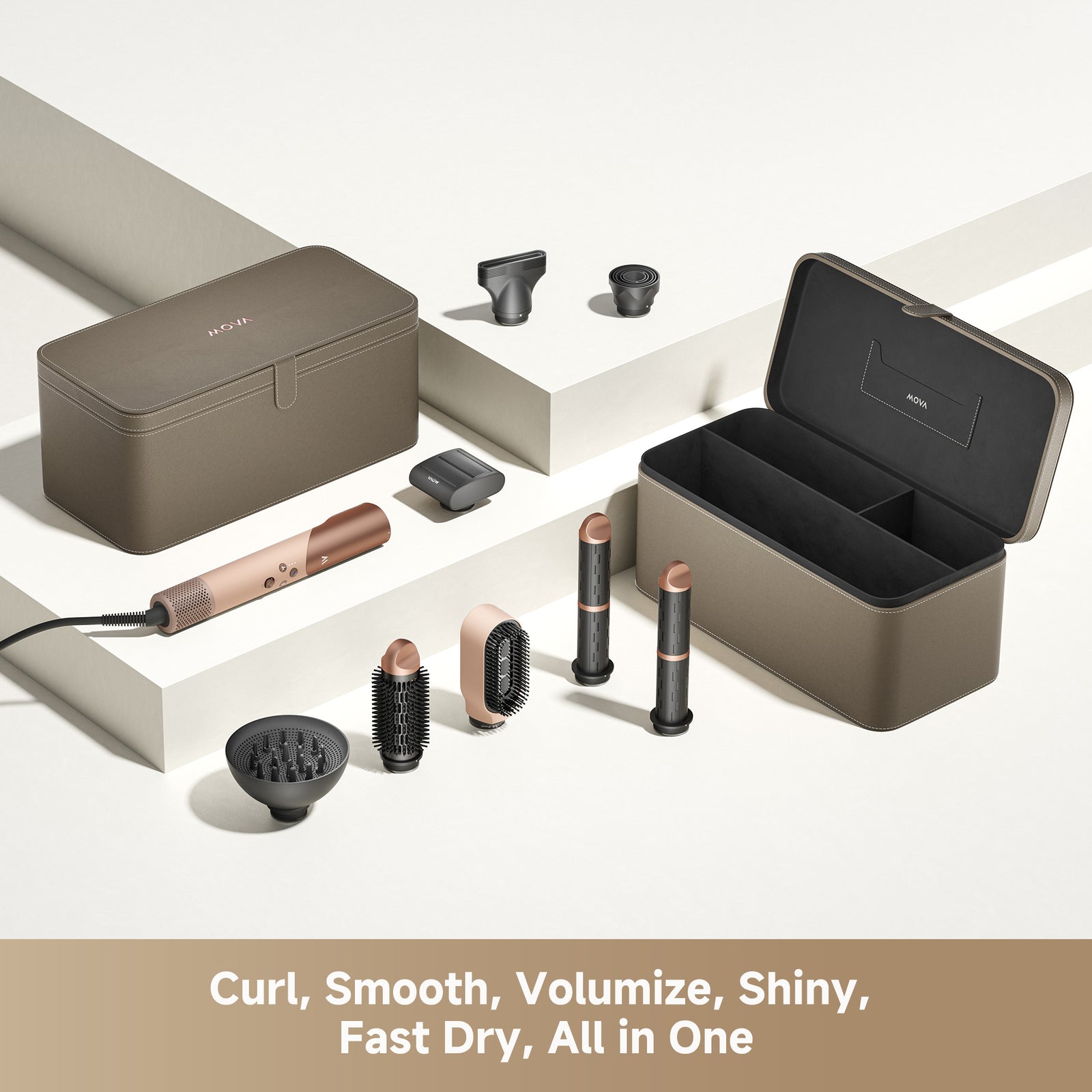 Master 10 Hair Styler With Accessories | Pink