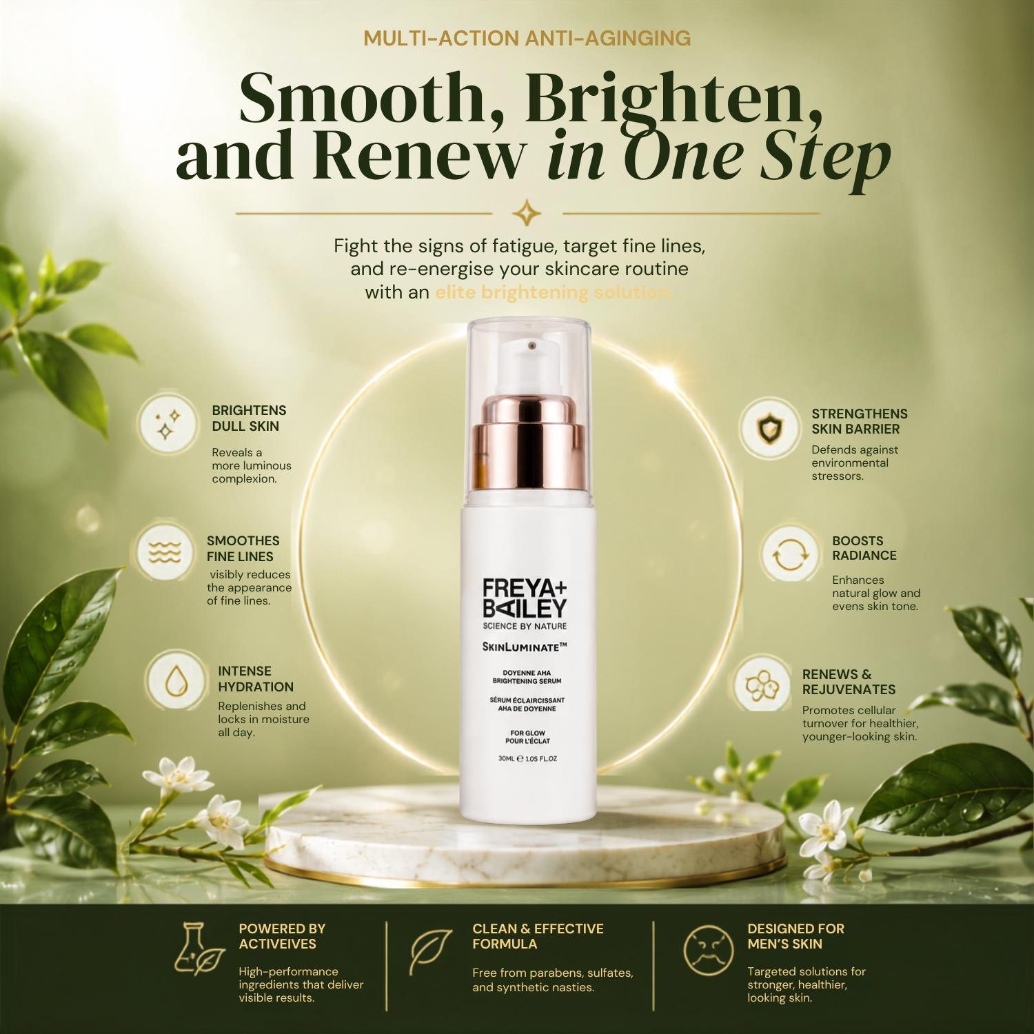 Envie Doyenne Aha Miracle Brightening Serum Brightness Boost Treatment
