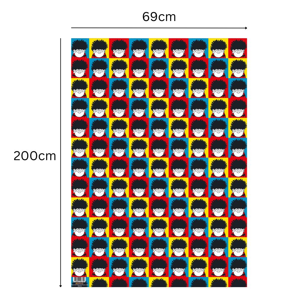 2m Roll Birthday Wrapping Paper