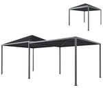 3x3 Or 3x6m Garden Gazebo With Extendable Awning